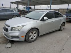 Salvage cars for sale from Copart Anthony, TX: 2015 Chevrolet Cruze LT