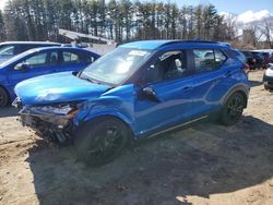 Salvage cars for sale from Copart North Billerica, MA: 2021 Nissan Kicks SR