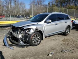 Salvage cars for sale at Waldorf, MD auction: 2014 Infiniti QX60