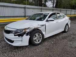 KIA Vehiculos salvage en venta: 2018 KIA Optima LX