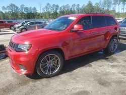 Salvage cars for sale at Harleyville, SC auction: 2018 Jeep Grand Cherokee Trackhawk