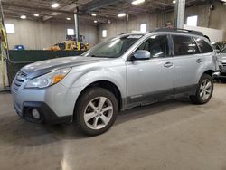 Subaru salvage cars for sale: 2014 Subaru Outback 2.5I Premium