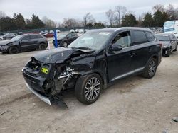 Mitsubishi salvage cars for sale: 2017 Mitsubishi Outlander SE