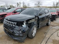 Salvage cars for sale at Bridgeton, MO auction: 2022 Jeep Compass Latitude