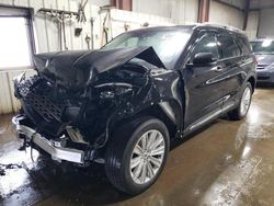 Salvage cars for sale from Copart Elgin, IL: 2024 Ford Explorer Limited