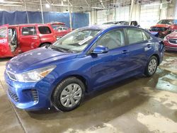 Salvage cars for sale at Woodhaven, MI auction: 2020 KIA Rio LX