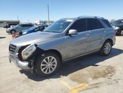 Mercedes-Benz M-Class salvage cars for sale: 2015 Mercedes-Benz ML 250 Bluetec