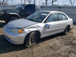Salvage cars for sale at West Mifflin, PA auction: 2003 Honda Civic EX