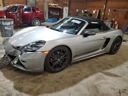 Salvage cars for sale at Ebensburg, PA auction: 2022 Porsche Boxster Base