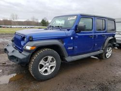 Jeep salvage cars for sale: 2020 Jeep Wrangler Unlimited Sport