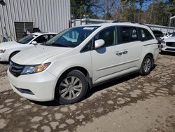 Salvage cars for sale from Copart Austell, GA: 2014 Honda Odyssey EXL
