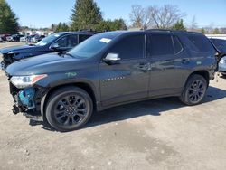 Chevrolet salvage cars for sale: 2020 Chevrolet Traverse RS