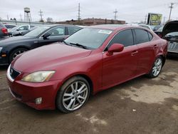 Salvage cars for sale from Copart Chicago Heights, IL: 2007 Lexus IS 350