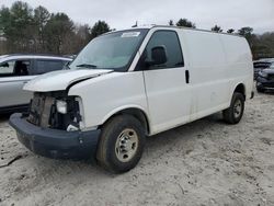 Salvage trucks for sale at Mendon, MA auction: 2014 Chevrolet Express G2500