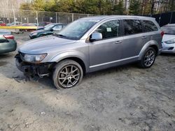 Salvage cars for sale at Waldorf, MD auction: 2018 Dodge Journey GT