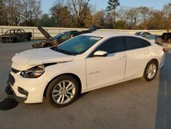 Salvage cars for sale from Copart Savannah, GA: 2017 Chevrolet Malibu LT