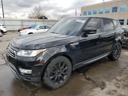 Salvage cars for sale at Littleton, CO auction: 2015 Land Rover Range Rover Sport HSE