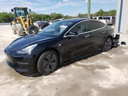 Salvage cars for sale at Apopka, FL auction: 2018 Tesla Model 3