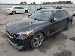 Salvage cars for sale at Dunn, NC auction: 2018 KIA Stinger GT1