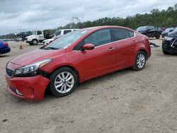 Vehiculos salvage en venta de Copart Greenwell Springs, LA: 2017 KIA Forte LX