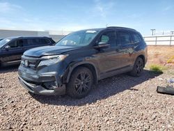 Honda salvage cars for sale: 2021 Honda Pilot Black