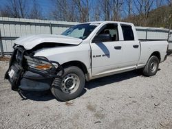 Salvage cars for sale at Hurricane, WV auction: 2012 Dodge RAM 1500 ST