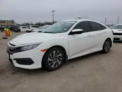 Salvage cars for sale from Copart Wilmer, TX: 2018 Honda Civic EX