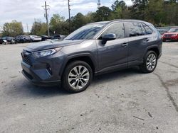 Salvage cars for sale at Savannah, GA auction: 2020 Toyota Rav4 XLE Premium