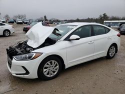 Salvage cars for sale from Copart West Warren, MA: 2018 Hyundai Elantra SE