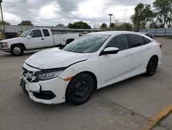 Salvage cars for sale from Copart Sacramento, CA: 2017 Honda Civic LX