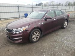 Salvage cars for sale at Lumberton, NC auction: 2016 KIA Optima LX