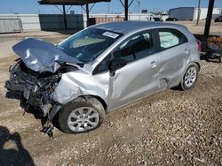 Salvage cars for sale from Copart Temple, TX: 2013 KIA Rio LX