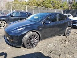 Tesla Model Y salvage cars for sale: 2021 Tesla Model Y