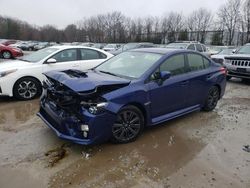 Salvage cars for sale at North Billerica, MA auction: 2016 Subaru WRX