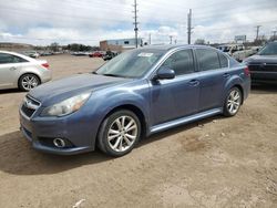 Salvage cars for sale at Colorado Springs, CO auction: 2014 Subaru Legacy 2.5I Limited