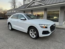 Salvage cars for sale at North Billerica, MA auction: 2019 Audi Q8 Premium