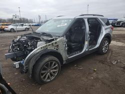 Salvage cars for sale from Copart Woodhaven, MI: 2022 Ford Explorer XLT