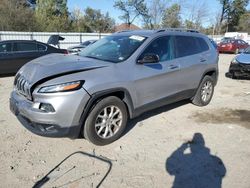 Vehiculos salvage en venta de Copart Hampton, VA: 2018 Jeep Cherokee Latitude