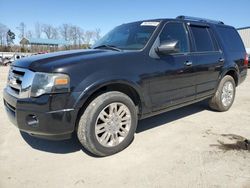 Salvage cars for sale at Spartanburg, SC auction: 2012 Ford Expedition Limited