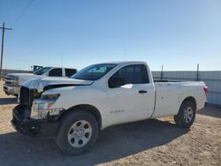 Salvage cars for sale at Andrews, TX auction: 2018 Nissan Titan S
