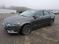 Salvage cars for sale at Chatham, VA auction: 2017 Ford Fusion Titanium Phev
