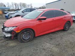 Salvage cars for sale at Spartanburg, SC auction: 2016 Honda Civic LX