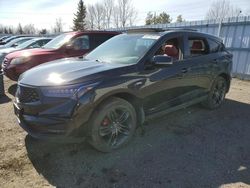 Salvage cars for sale from Copart Bowmanville, ON: 2020 Acura RDX A-Spec