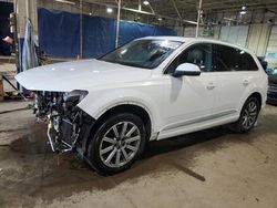 Salvage cars for sale from Copart Woodhaven, MI: 2019 Audi Q7 Premium Plus
