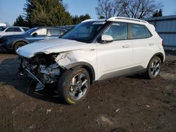Salvage cars for sale at Finksburg, MD auction: 2021 Hyundai Venue SEL