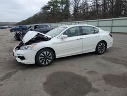 Salvage cars for sale from Copart Brookhaven, NY: 2017 Honda Accord Hybrid EXL