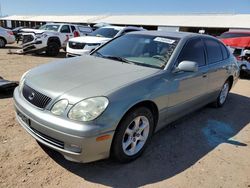 Salvage cars for sale from Copart Phoenix, AZ: 2002 Lexus GS 300