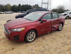 Salvage cars for sale at China Grove, NC auction: 2019 Ford Fusion SE