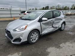 Salvage cars for sale from Copart Lumberton, NC: 2017 Toyota Prius C