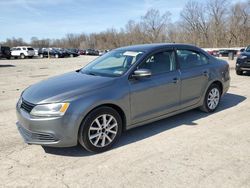 Salvage cars for sale from Copart Ellwood City, PA: 2012 Volkswagen Jetta SE
